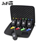 Беспроводной сигнал поклевки рыбы, приемник со светодиодным индикатором 4 + 1, электронный зуммер поклевки рыбы на карпа, набор звуковых сигналов для рыбалки FO365