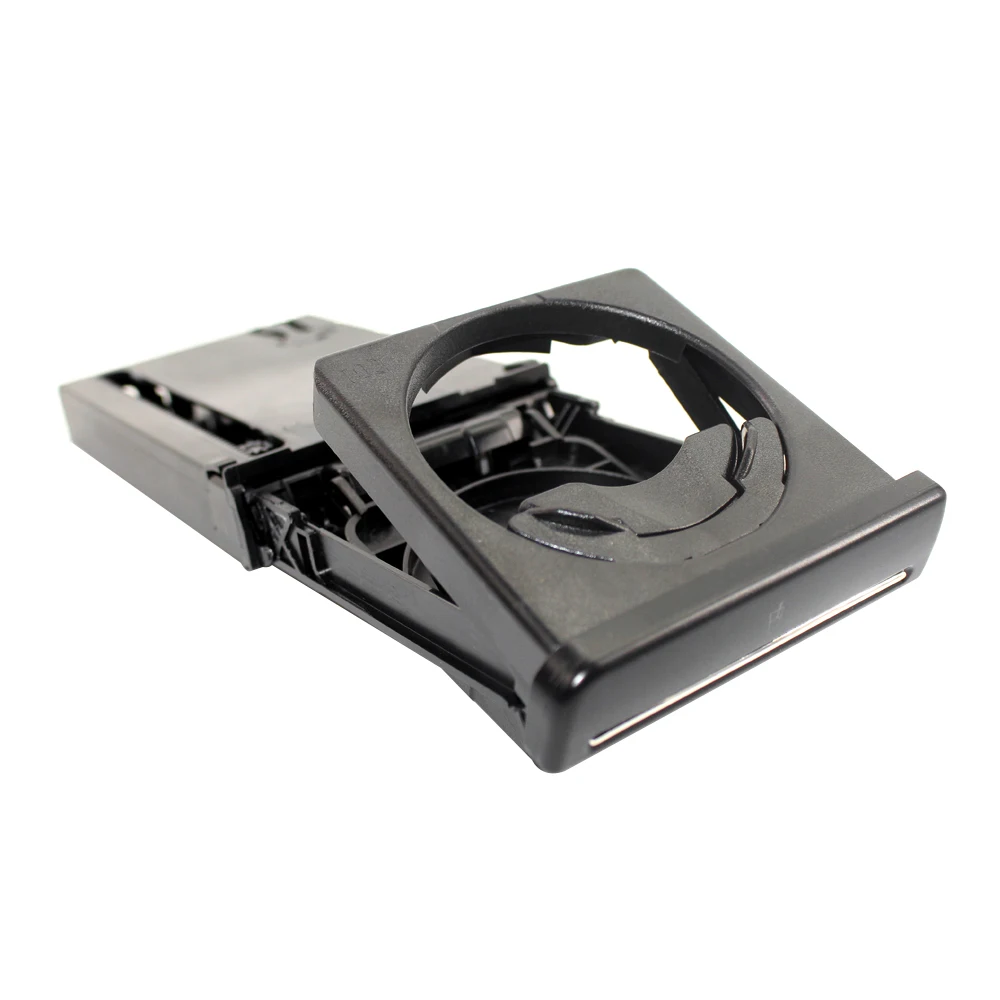 Черный Передний Автомобильный держатель для чашки Audi A4 B6 B7 2002 2008 скользящий