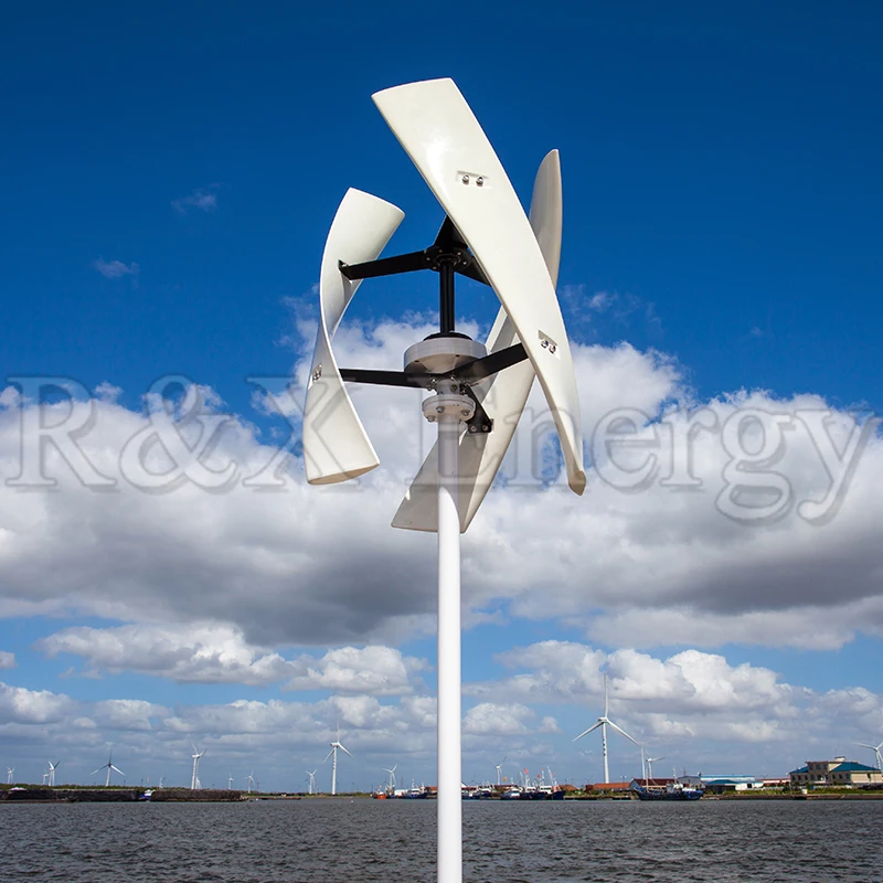 400W CE Maglev Wind Turbine Generator 12V/24V Vertical Axis Silent for Residental Home Use Free Controller | Обустройство дома