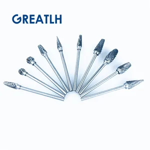 Боры из вольфрамовой стали, 10 шт.кор., для стоматологической лаборатории