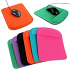Новинка, цветной квадратный коврик для мыши для компьютера, ПК, ноутбука, игровой нескользящий коврик для мыши с поддержкой запястья для компьютера, ноутбука, клавиатуры