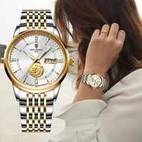 lige relogio feminino automatic women watches top brand luxury ladies watch auto date mechanical female dress watches bracelet