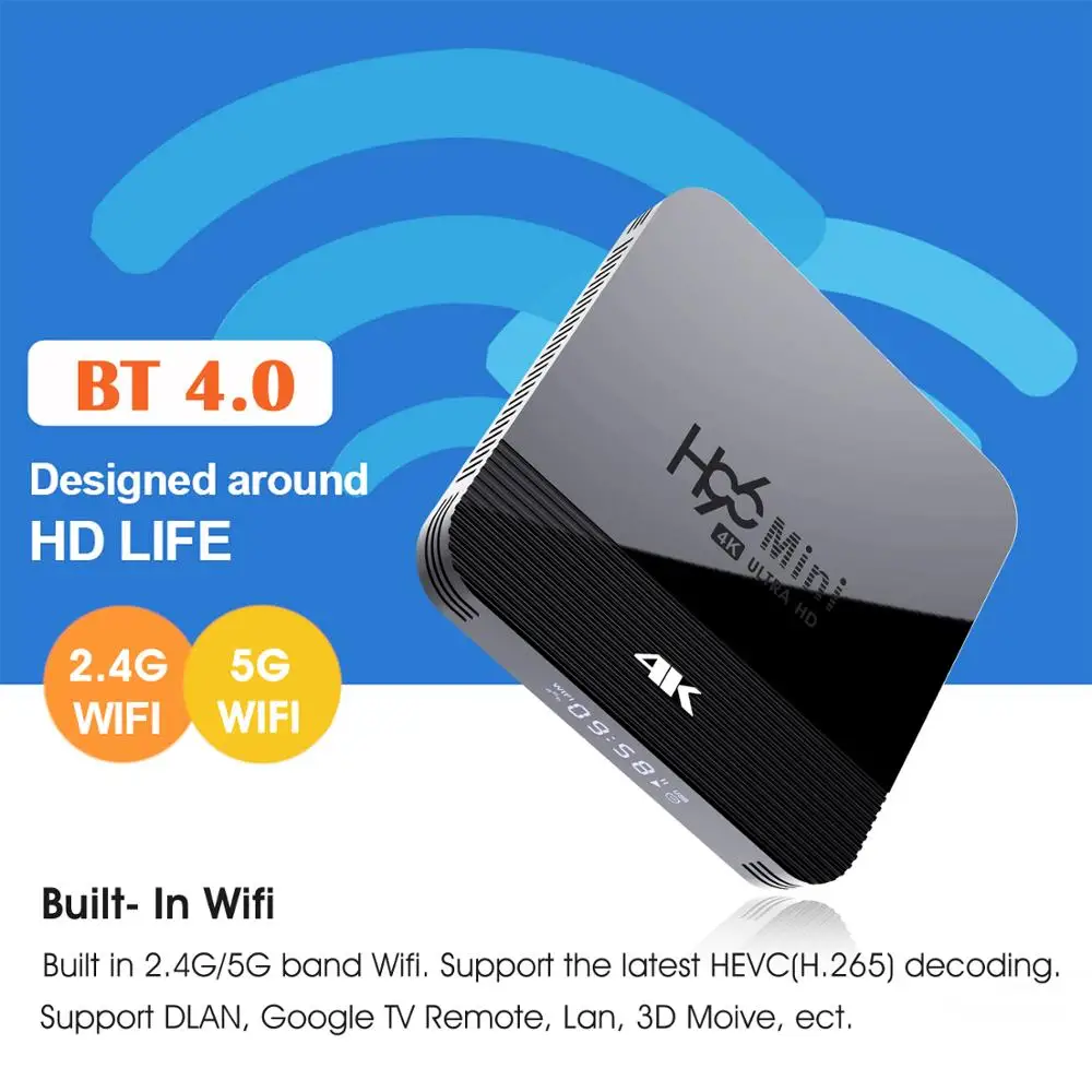 ТВ-приставка ZKMAGIC H96Mini H8 Android 9 0 Rockchip RK3328 1 + 8/16 ГБ 2 4/5 ГГц Wi-Fi Google Play | Электроника