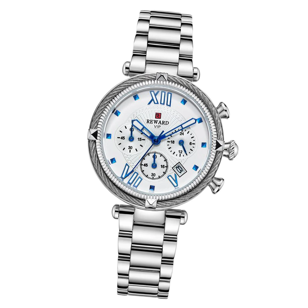 

Модные женские часы наручные часы браслет Водонепроницаемый аналоговый циферблат кварцевый сплав