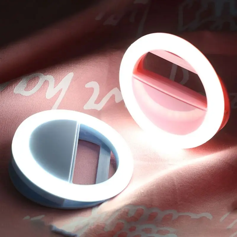 

Selfie Ring Light Clip On USB Rechargeable 36 LED Camera Phone Fill Light Whiten Beauty Slimming Photography Lamp