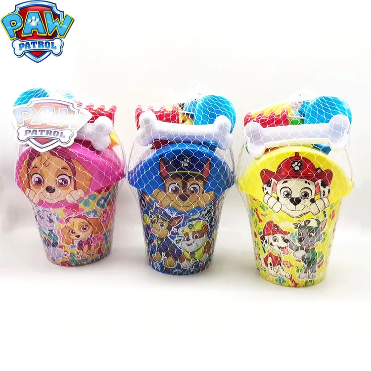 Paw Patrol 7 шт. Пляжное ведро игрушки пляжные для игры в песок ванной чашка лопата