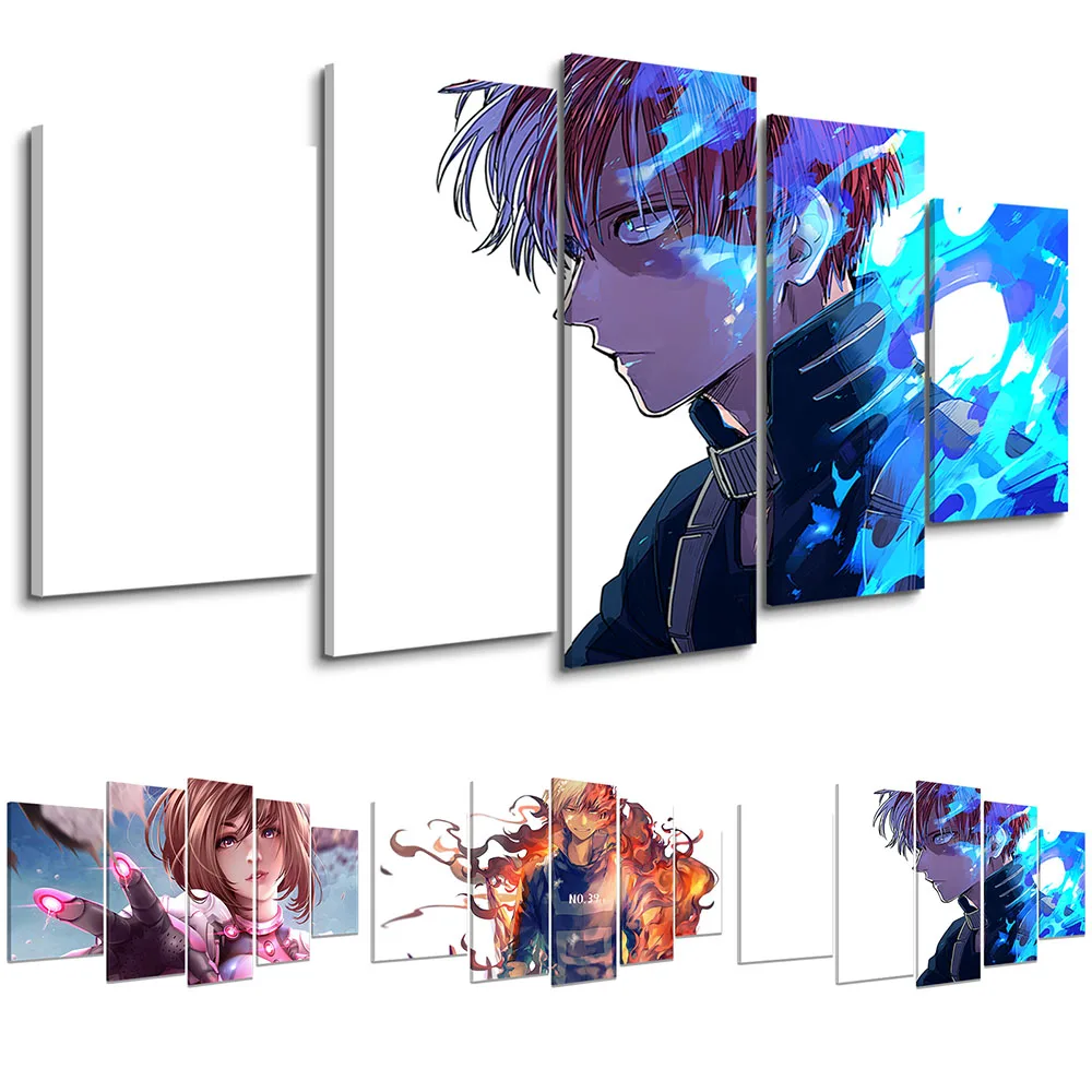 

Canvas My Hero Academia Poster Modern Home Decoration Print Anime Paintings Wall Artwork Modular Picture Living Room Framework