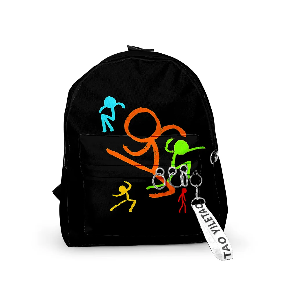 

Game Alan Becker 3D Printing Fashion Men Women Backpack Oxford Hanging Buckle Style Girls Child School Bag Travel Backpack