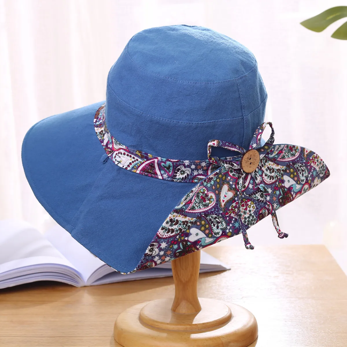 Шляпа от солнца с широкими полями женская модная кепка защитой ультрафиолета для