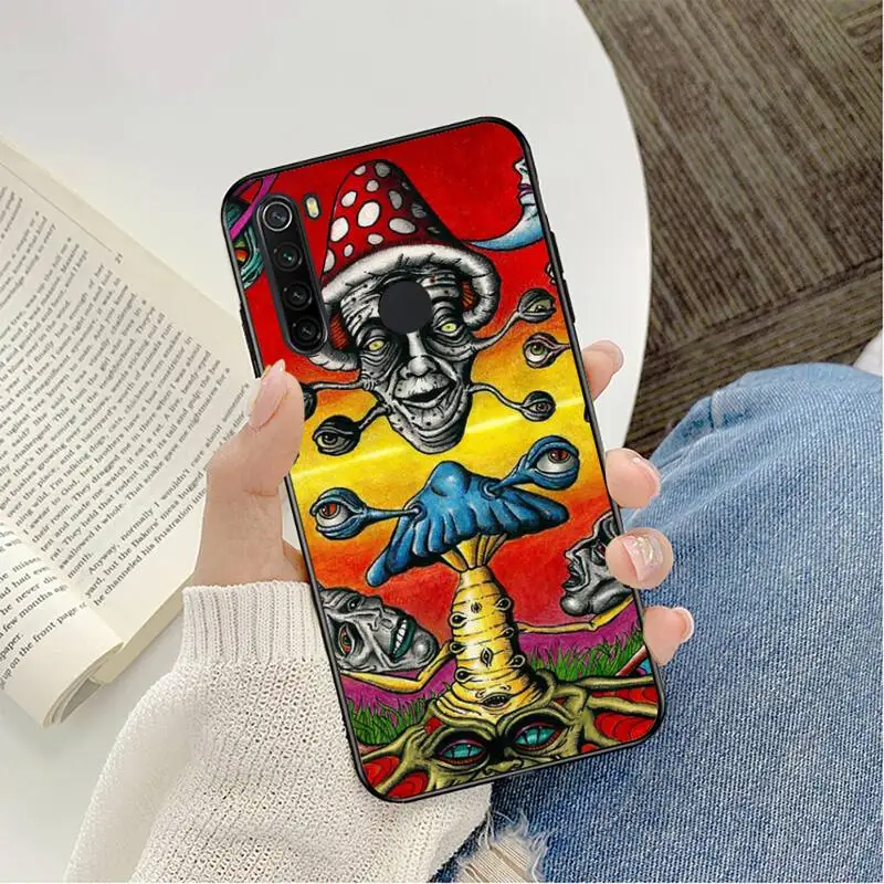 colourful psychedelic trippy art phone case for redmi note 8pro 8t 9 redmi note 6pro 7 7a 6 6a 8 5plus note 9 pro funda cover free global shipping