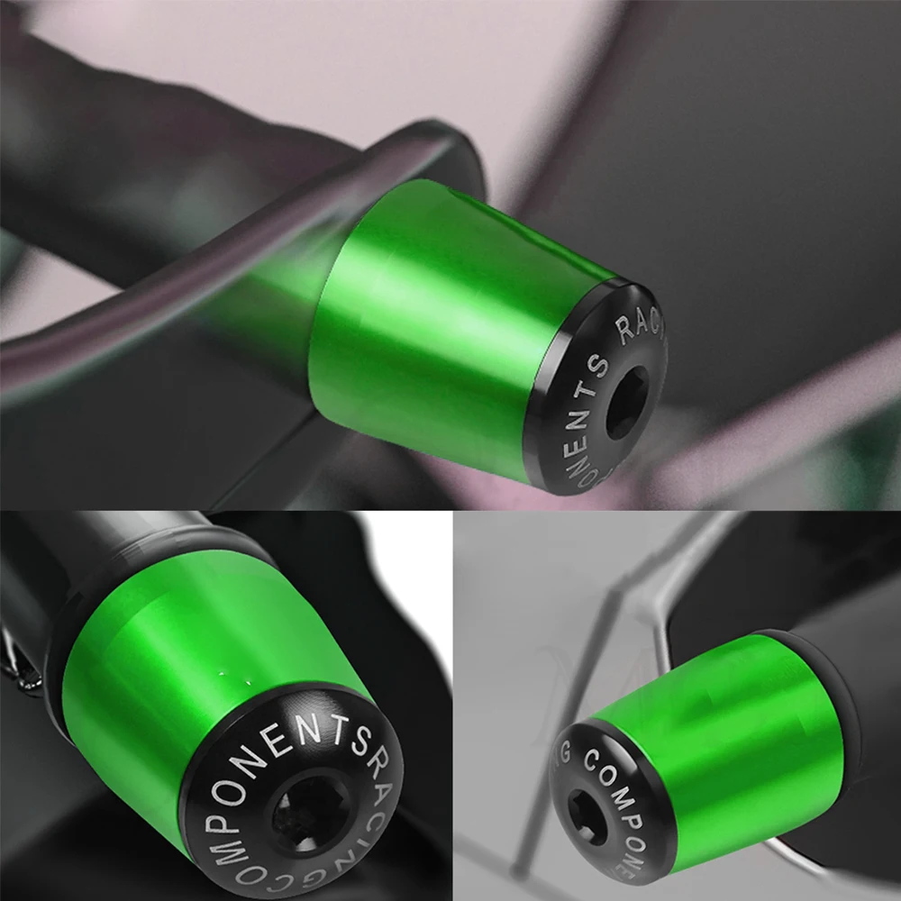 

LOGO CNC Aluminum Motorcycle Hand Bar End Handlebar Handle Grips Cap For Kawasaki Z650 Z-650 2014 2015 2016 2017 2018 2019 2013