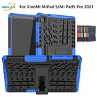 Армированный чехол для Xiaomi Pad 5, 11 дюймов, противоударный Прочный силиконовый чехол для Mi Pad 5 Pro 2021, чехол с подставкой и ручкой