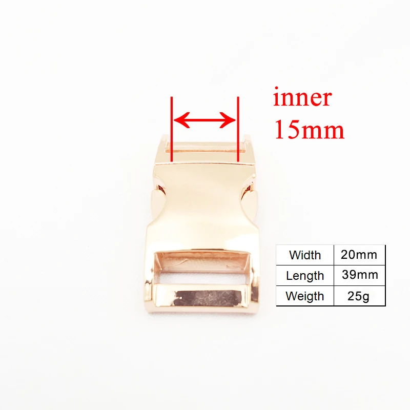 Металлические Боковые выпуск Изогнутые Пряжки Прочная Фурнитура сильная
