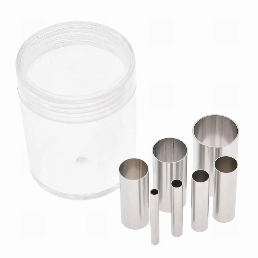 7 кусочная круглый Форма резак для глины отступ круг фрезы керамики пунктирные