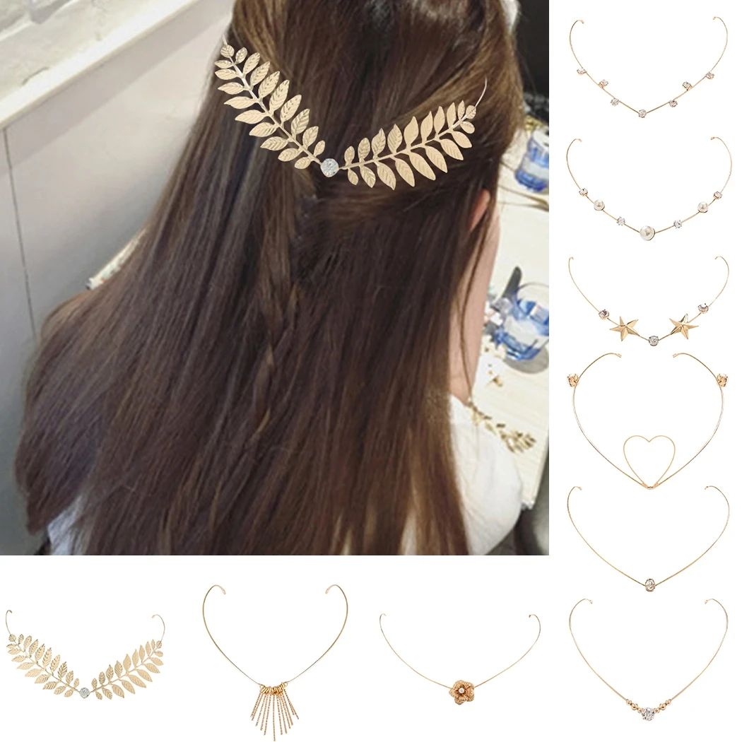 Заколка винтажная для волос со стразами |