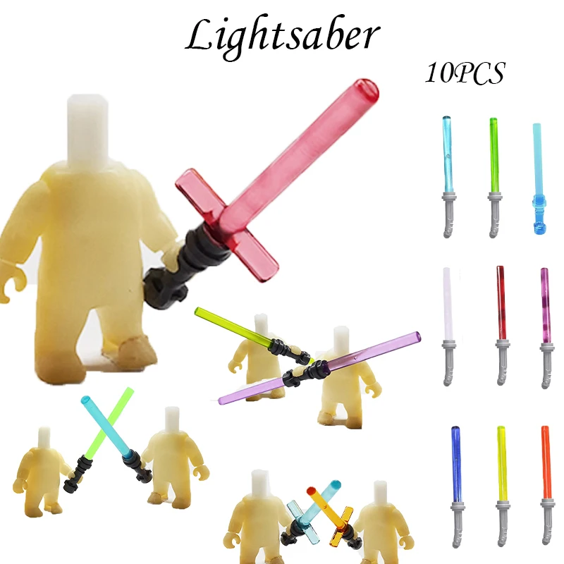 10 шт./лот знаменитый световой меч с одной ручкой классический двойными краями