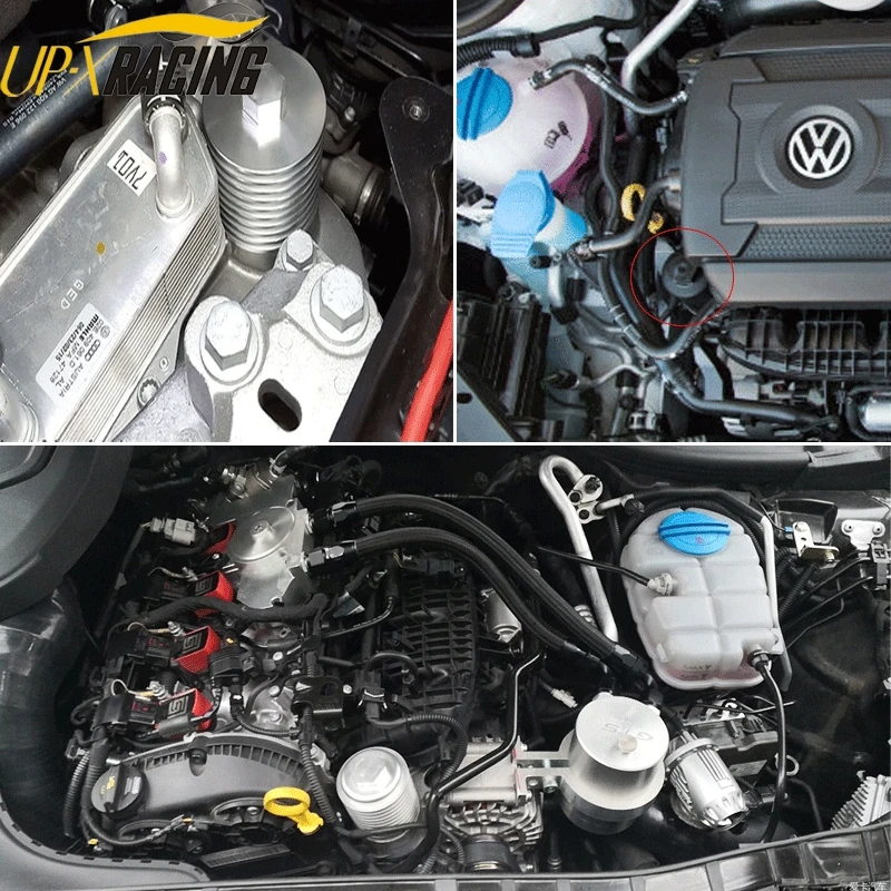 Алюминиевый адаптер масляного фильтра для давления масла и температуры BMW 4