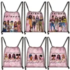 God Say You Areсумки на шнурке с принтом друзей, женская модная сумка для хранения для путешествий, школьный рюкзак для подростков, Книжная сумка