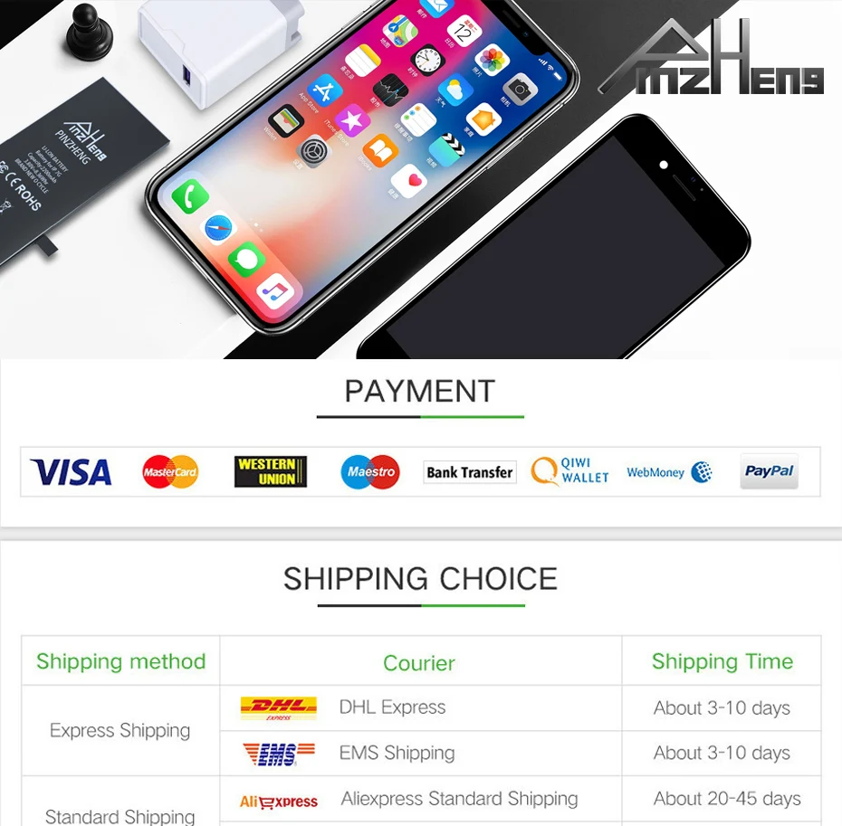 PINGZHENG 1 шт. водонепроницаемый стикер для iPhone 7 6s 8 Plus X XS MAX XR наклейка ЖК-экран клейкая лента 3M Набор для ремонта