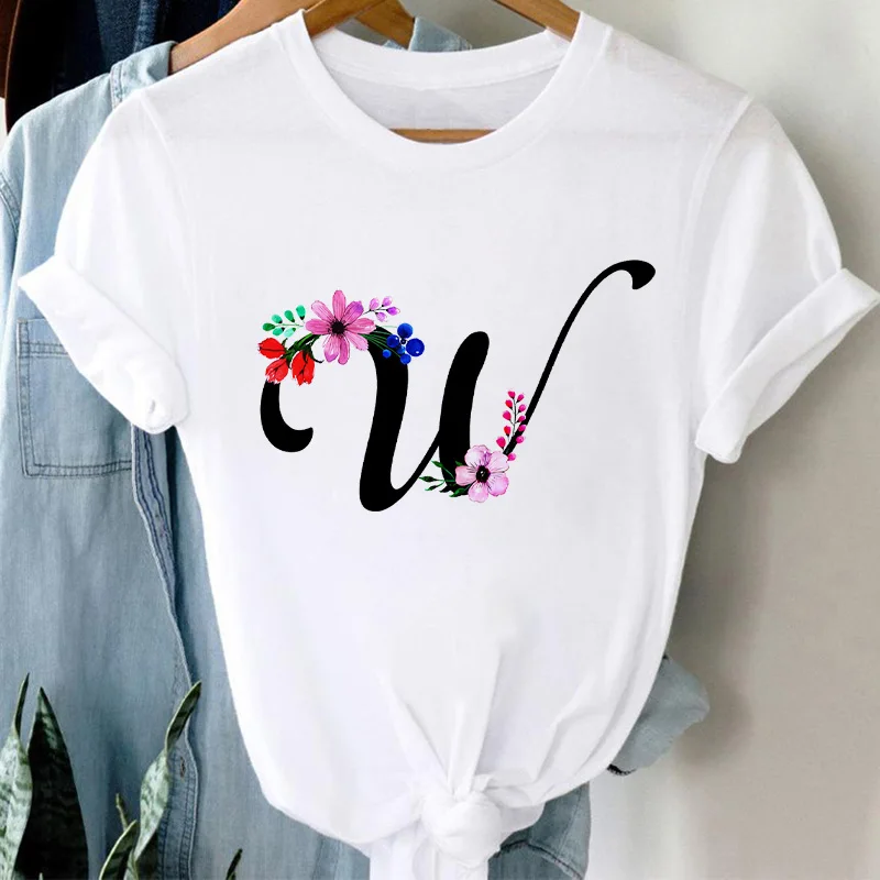 Женская футболка 26 по индивидуальному заказу с буквенным принтом s нарядное