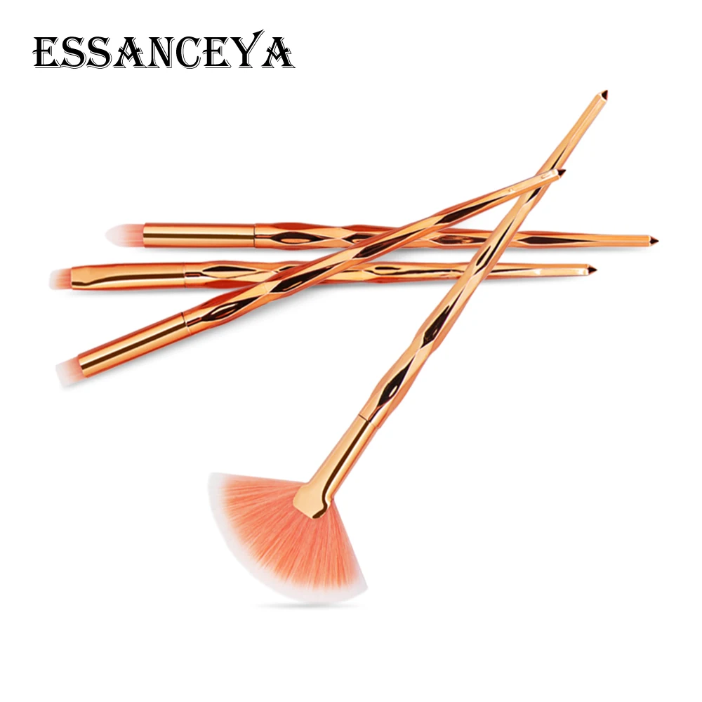 ESSANCEYA 4/10 шт алмазные кисти для макияжа Набор пудры основа тени для век Смешивание косметики красота макияж наборы щеток