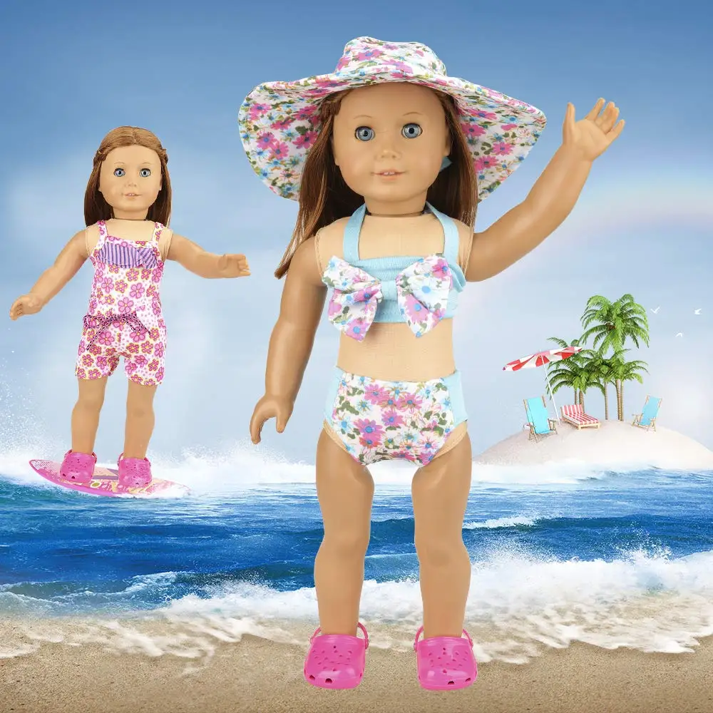 10 пар Одежда для кукол бикини Размер 18 дюймов кукла и девочек аксессуары детей