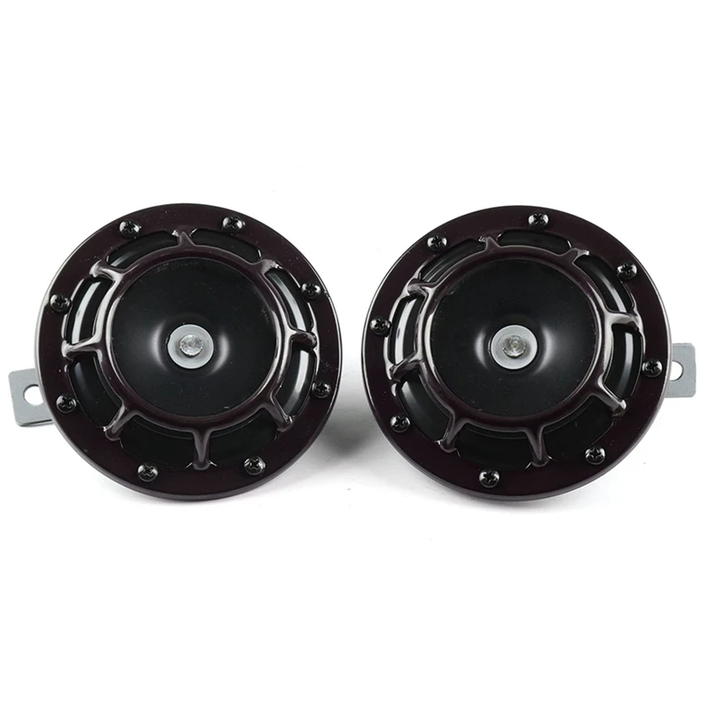 2pcs 110db grille mount twin super tone electric car horn air horn for honda dio af18 car 12v electric pump loud air horn free global shipping