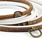 5 размеров, деревянные кольца для ручного шитья и вышивания, рама колец, гибкий круглый дисплей для сделай сам, игла для вышивания крестом, инструмент для рукоделия, аксессуары