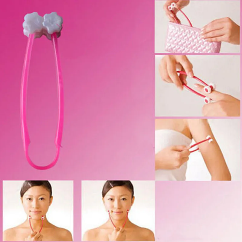 10 шт. роликовый массажер с двойной головкой для похудения тела головы шеи