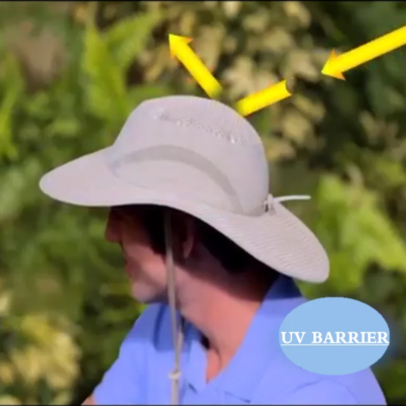 Горячая продажа Кепка охлаждающая ледяная Солнцезащитная гидро Панама с