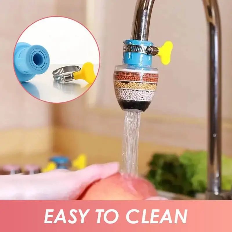 1Pc Kitchen Home Activated Carbon Faucet Mini Tap Water Clean Filter Purifier Filtration Cartridge |