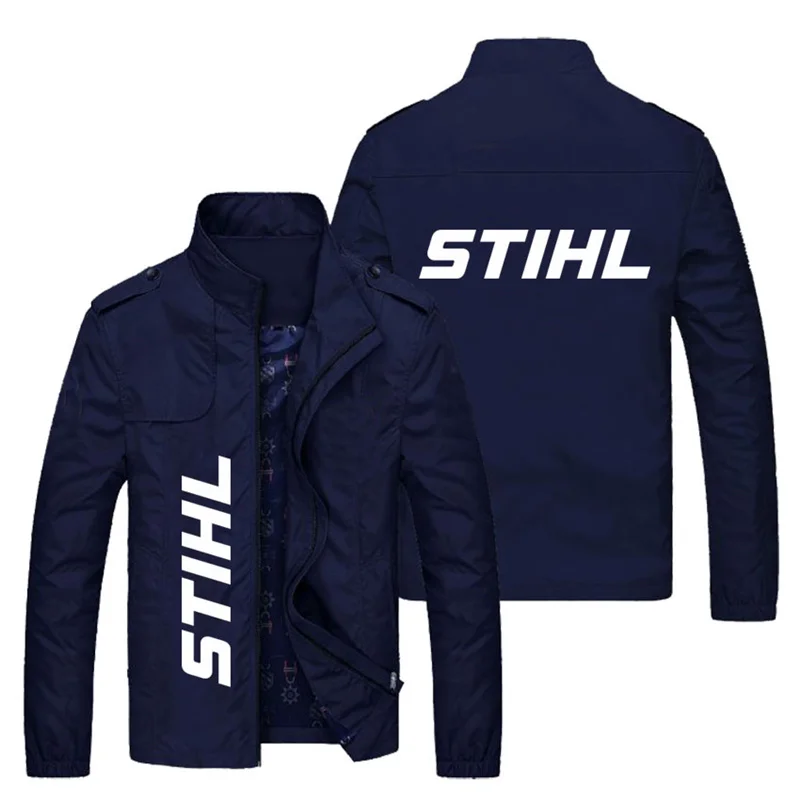 

Men Jacket Plus Size Bomber Jacket Fashionable Casual Solid Color Parkas Male Clothing Autumn Pilot Coats Slim Fit Jacket Men