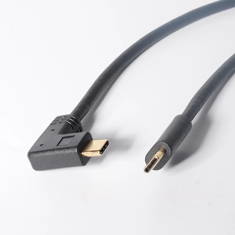 Удлинитель с углом 90 градусов влево вправо вверх вниз под USB 3 1 типа штырь