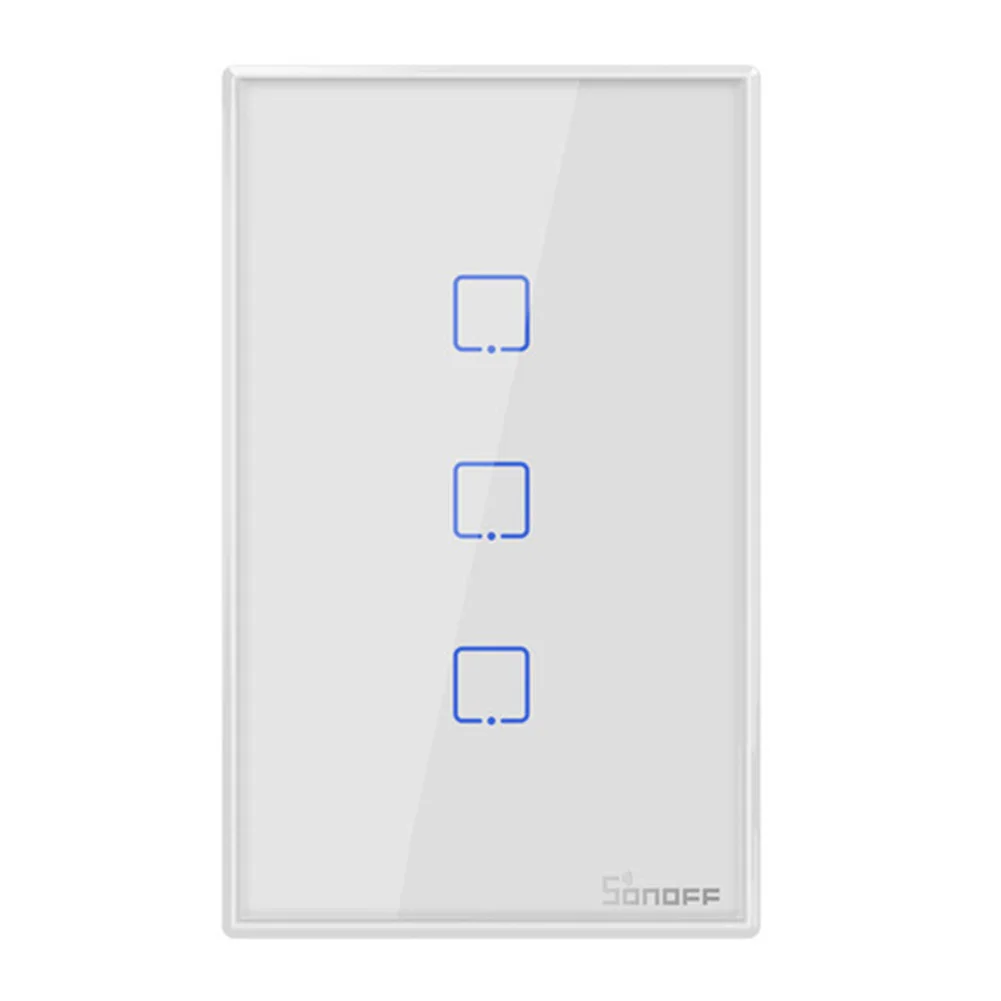 SONOFF T2 US TX серия WiFi Smart Switch 3 Gang модули домашней автоматизации настенная