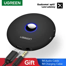 Ugreen Bluetooth 5.0 Receiver Transmitter Aptx 3.5mm Jack Audio Adapter For TV Headphones PC Music Receptor AUX Bluetooth Adapte