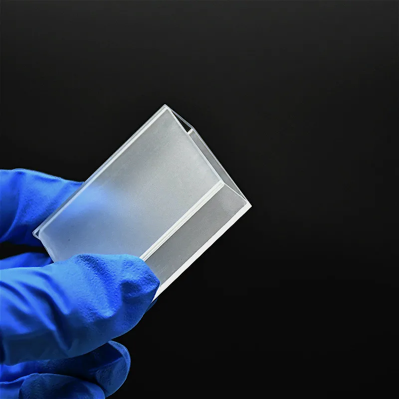 Glass Cuvette (Liquid Sample Cell) 10.5mL Light Path 30mm Absorption Cells For Spectrophotometer Frit Sintering Technology 2/PK
