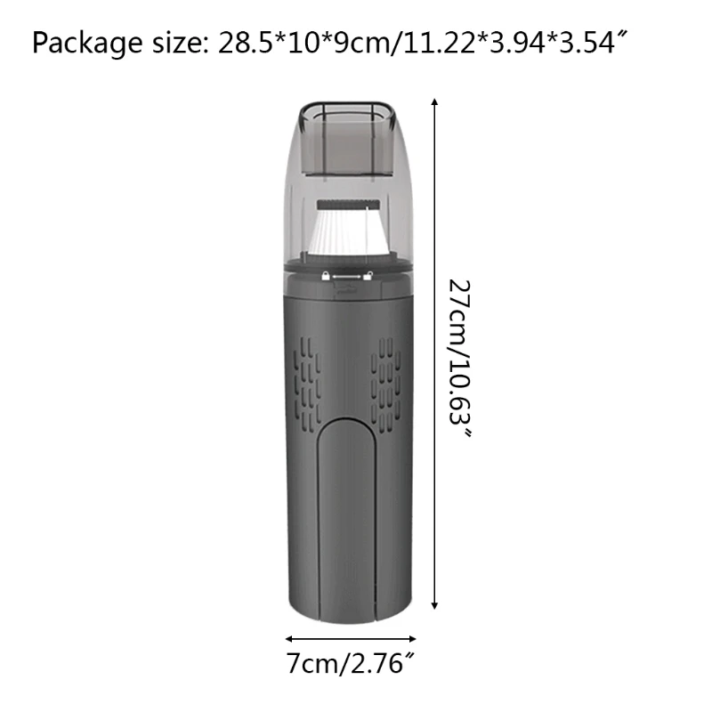 

Cordless USB Rechargeable Vacuum Cleaner High Power Strong Suction Handheld Portable Durable for Women Men Car Accessory