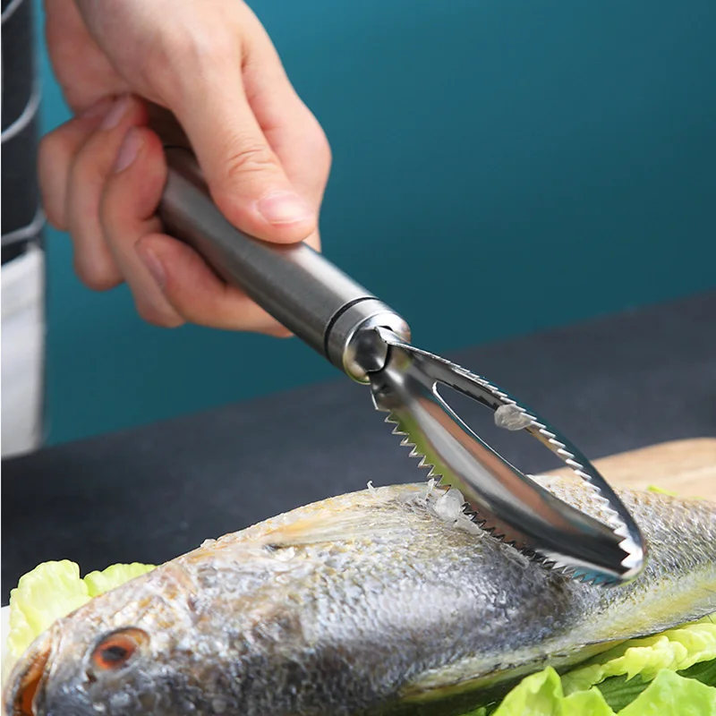 EIMAI нержавеющая рыбья кожа щетка соскабливание рыболовная чешуя терки быстрое