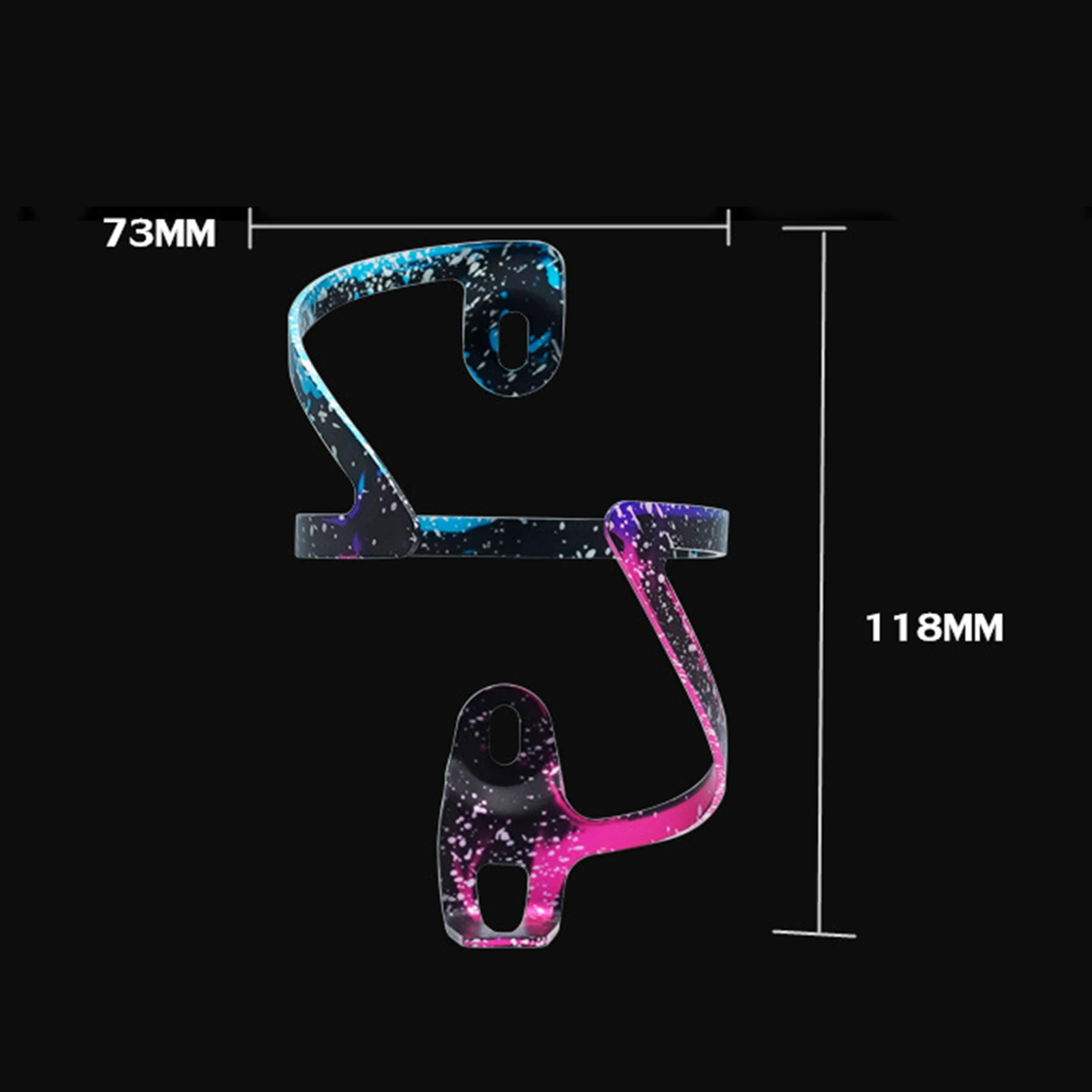 

Starry Sky Pattern Bicycle Water Bottle Holder Road Mountain Bike Lightweight Botter Cage Drinking Water Cup Rack Holder