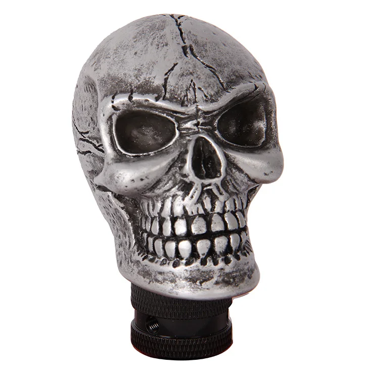 Универсальная ручка переключения передач posbay Ручка рычага с резным черепом