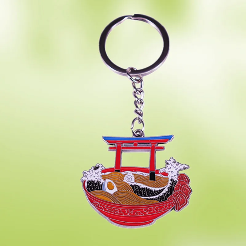 Японский Символ Fushimi Inari Shinto Torii Gate Itsukushima храм рамен большая волна от Kanagawa брелок |