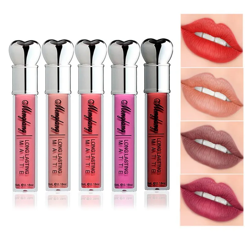 Матовый блеск для губ стойкий Водостойкий тинт жидкая помада сексуальные