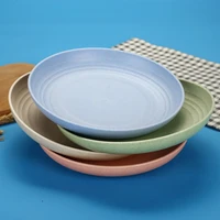wheat straw plates eco friendly tray food dessert container safe healthy durable dinner plates tray tableware kitchen food dishe