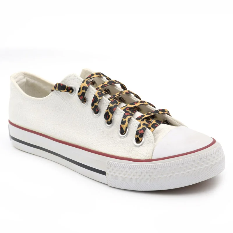 Cordon Classic Leopard Shoelaces Flat Lace for Shoes Jumpman 3 3s Basketball Shoestrings Shoe Accessories Women's sports shoes