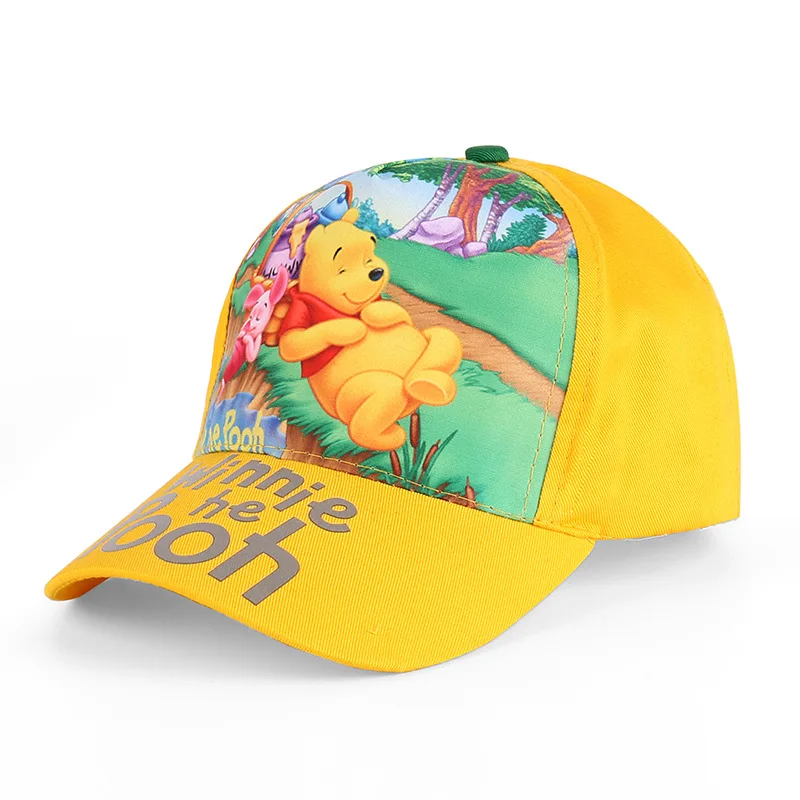 

Disney Winnie The Pooh Children's Cartoon Cotton Baseball Cap Peaked Cap Hip Hop Hat Birthday Gifts for Children Over 4-8