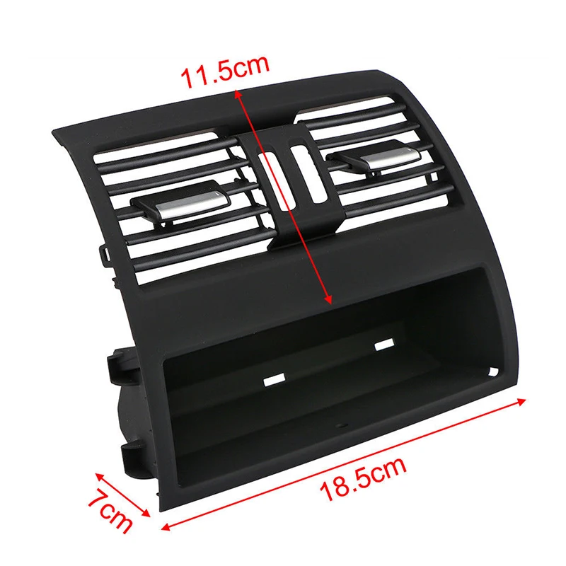 Черная крышка вентиляционная панель для кондиционера пластиковая Замена Ремонт