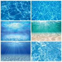 laeacco summer party backdrops underwater world seabed swimming pool baby birthday photography backgrounds for photo studio prop