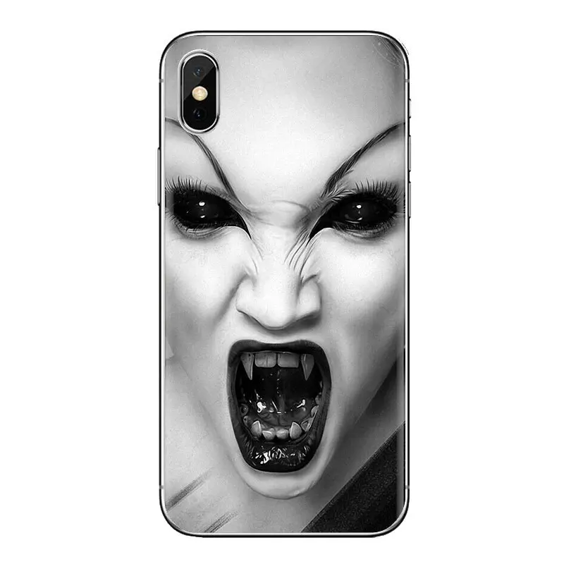 Bite Me кровяные сексуальные Зубы вампира мягкие чехлы для sony Xperia Z Z1 Z2 Z3 Z5 compact M2 M4 M5 C4