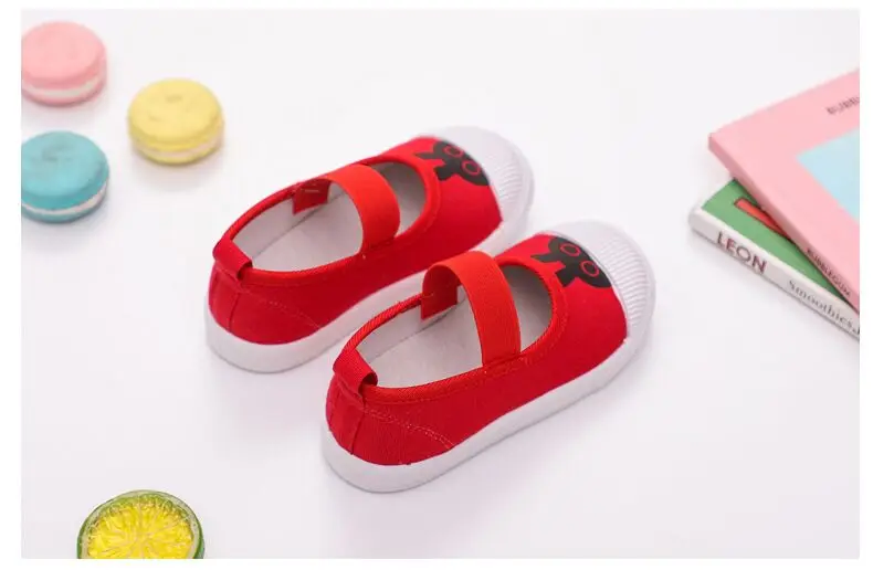 Детская парусиновая обувь Новинка 2019 года Корейская версия белой обуви для