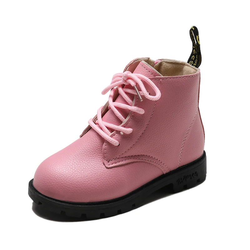 Winter Autumn New Boys Boots Shoes Pu Leather Children's Martin Girls Kids Casual Non-slip Rubber | Детская одежда и обувь